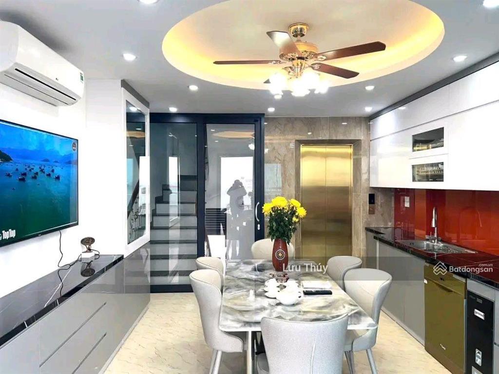 Bán nhà phố ngọc thụy long biên 13 tỷ dt 50m mt 4m 6 tầng full nội thất gara ô tô thang máy 2 thoán
