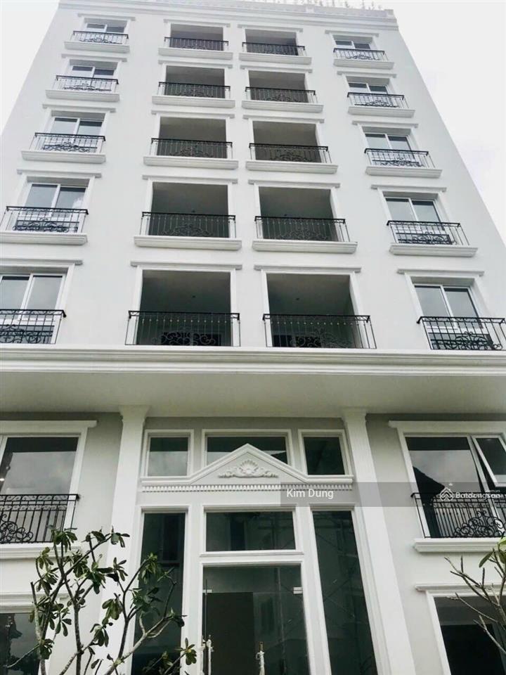 Tòa nhà đường quang trung 14x35m hầm trệt 6 lầu cho thuê