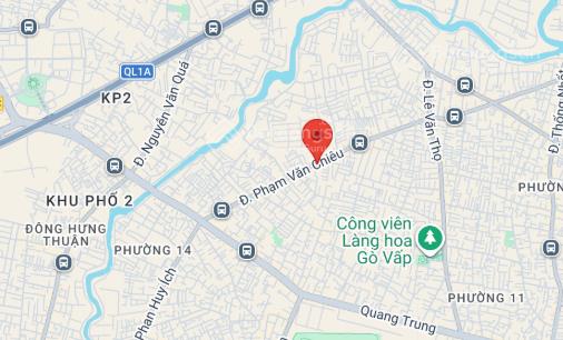 Bán nhà hẻm phạm văn chiêu diện tích 4x14m trệt 2 lầu
