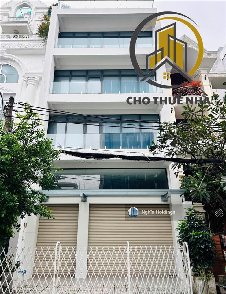 Tòa nhà mặt tiền đường lê trung nghĩa khu k300 diện tích 7x20m trệt 5 lầu cho thuê