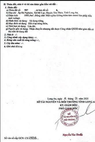 Bán đất tại mỹ lạc, thủ thừa, long an. có sẵ nhà cấp 4, gần nhiều kcn. 0909 501 *** anh trung