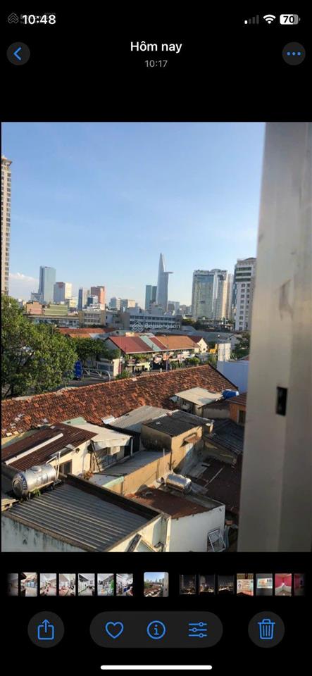 Bán nhà 5 lầu hoàng diệu đang cho thuê 24tr  vài bước chân ra mặt tiền