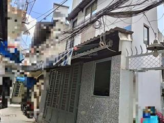 Bán nhà 4 tấm đúc 3pn + sân thượng hẻm 3m q.4 p.xóm chiếu 2ty9