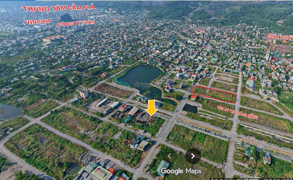 Bán đất biệt thự 342m2 khu đô thị quảng hồng, nam sơn, cẩm sơn, cẩm phả, quảng ninh
