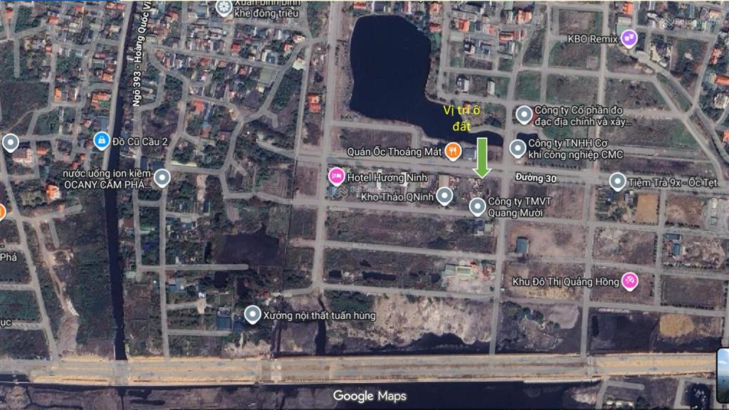 Bán đất biệt thự 342m2 khu đô thị quảng hồng, nam sơn, cẩm sơn, cẩm phả, quảng ninh