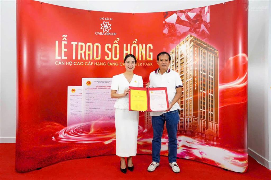 Căn hộ cara river park cần thơ, đã có sổ, tt 20% ký hđcn, trả góp mỗi tháng 13% không lãi suất