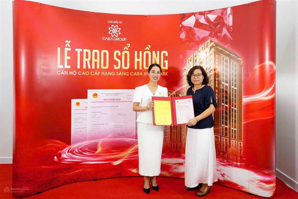 Căn hộ cara river park cần thơ, đã có sổ, tt 20% ký hđcn, trả góp mỗi tháng 13% không lãi suất