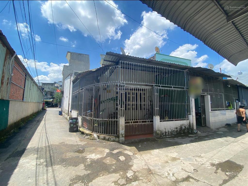 4 tỷ tl  bán nhà 2 mặt tiền  92m2  gần bigc go 500m, hẻm hai bà trưng, p. đông hòa, tp. dĩ an