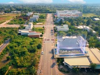 Bán đất nền kdc tân phú 100m2 cách trường 200m sổ hồng, lộ giới 28m hướng đông nam 2.2 tỷ
