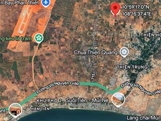 Bán đất 1044m2 tại xã thiện nghiệp, 1,2 tỷ, bình thuận