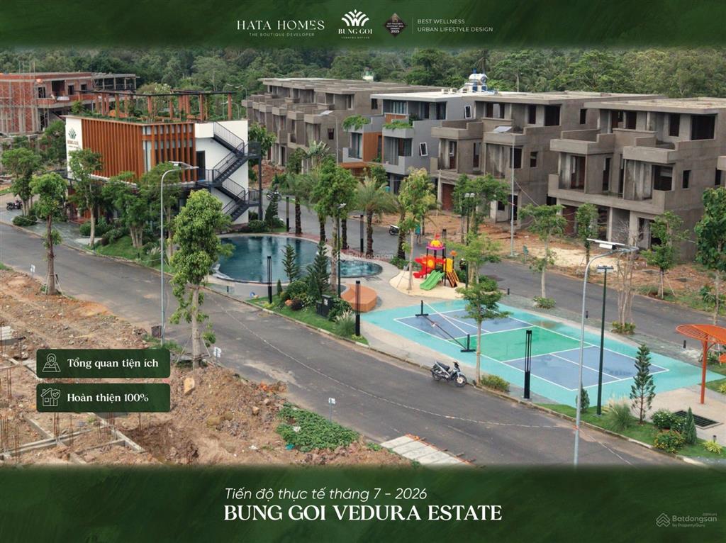 Bán nhà vườn liền kề búng gội verdura phú quốc 100m2, có sân vườn