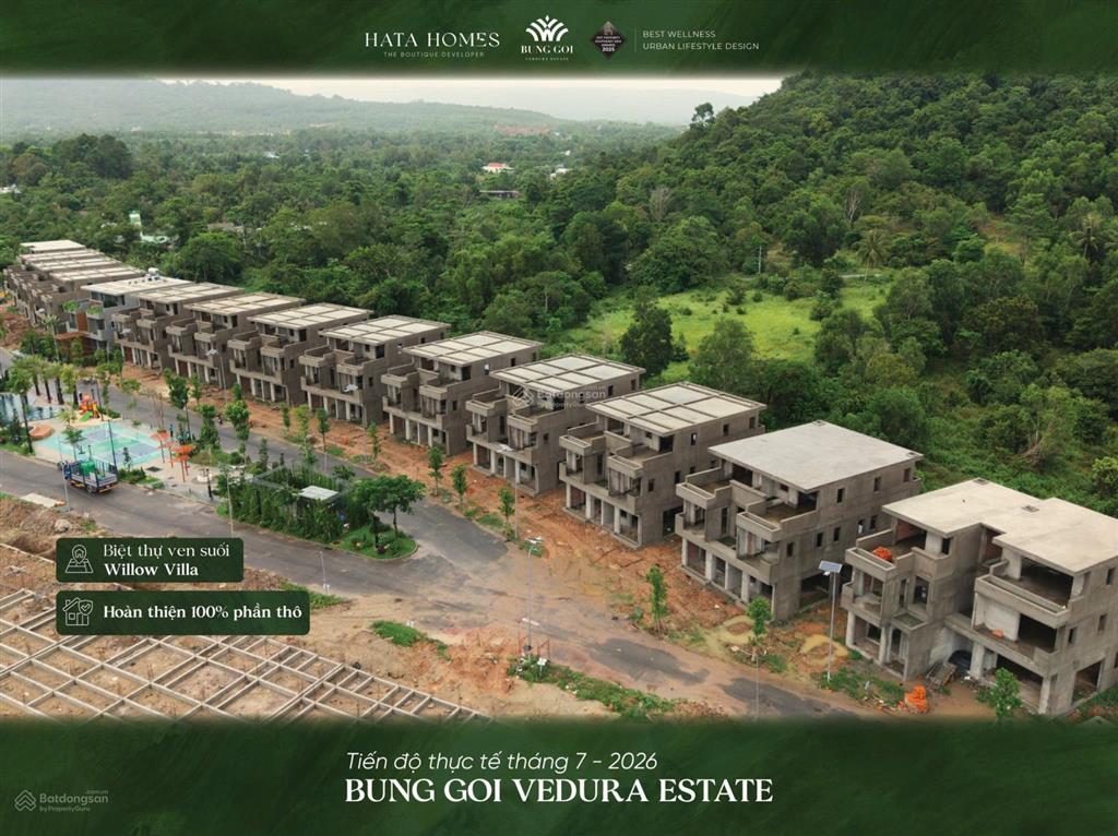 Bán nhà vườn liền kề búng gội verdura phú quốc 100m2, có sân vườn