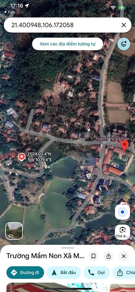 Bán đất tại đường tỉnh lộ 295, xã tiên lục, huyện lạng giang, 550 triệu, 100 m², giá ưu đãi