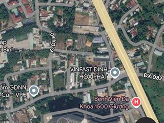Bán đất định hoà gần bệnh viện 1500 giường và ubnd phường chánh hiệp mới
