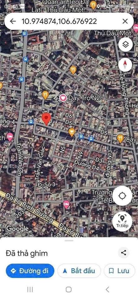 Bán đất mặt tiền d1 kdc phú hoà 1 buôn bán kinh doanh đa ngành nghề