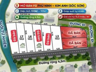 Bán đất nền full thổ cư, 100m2 tại thanh sơn kim anh hà nội