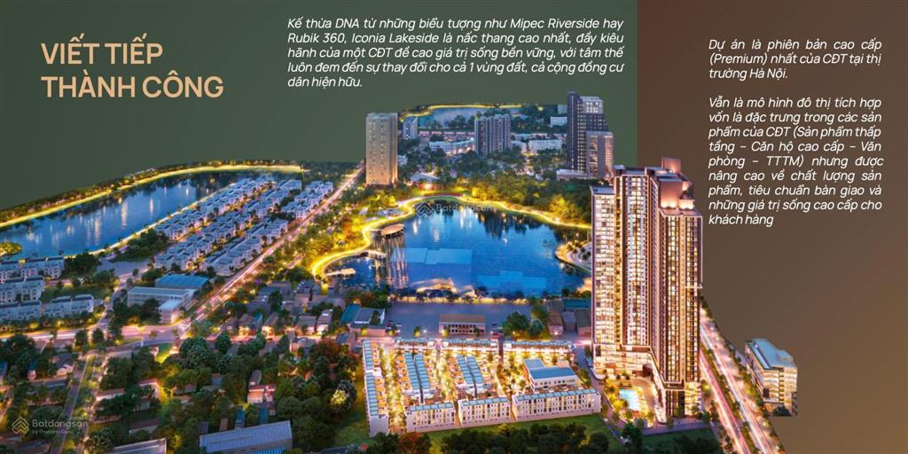 Căn hộ 3 phòng ngủ siêu vip view công viên và 3 hồ cực hot tại iconia lakeside mipec 54 tố hữu