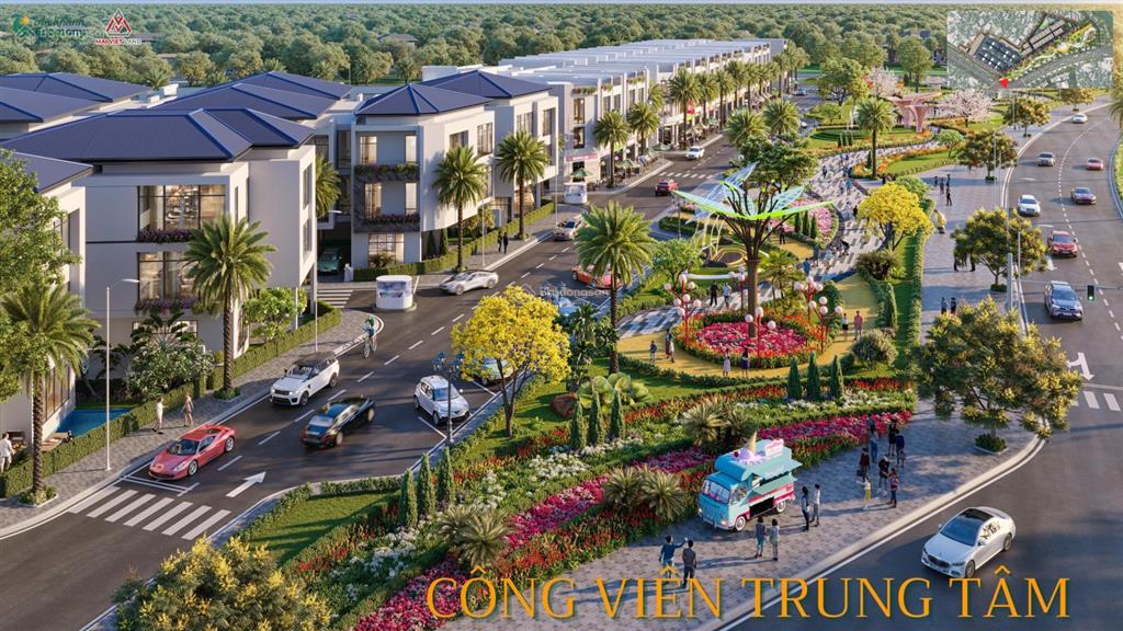 Hiếm có căn liền kề 70m2 mặt đường 36m, sở hữu công viên 2ha sát cạnh vành đai 3.5