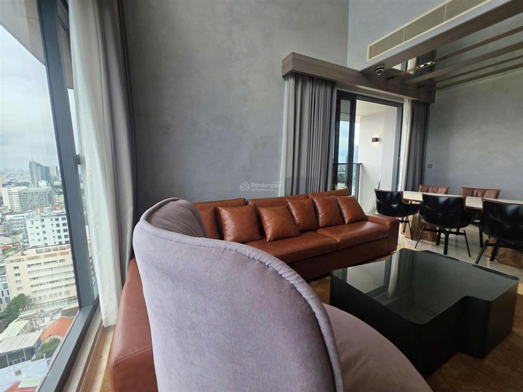 Cho thuê 4 phòng ngủ, 143m² the marq, quận 1, nội thất cao cấp, trần cao 6.9m, giá thuê 120 triệu