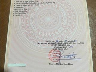 Bán đất 124m2 tại xã ngọc hoà, 6,6 tỷ vnd, mặt tiền 9m, ngõ 4,2m