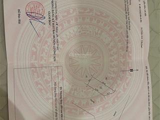 Bán đất tại thị trấn lương sơn, 4 tỷ, 126m2, mặt tiền 5m, pháp lý đầy đủ