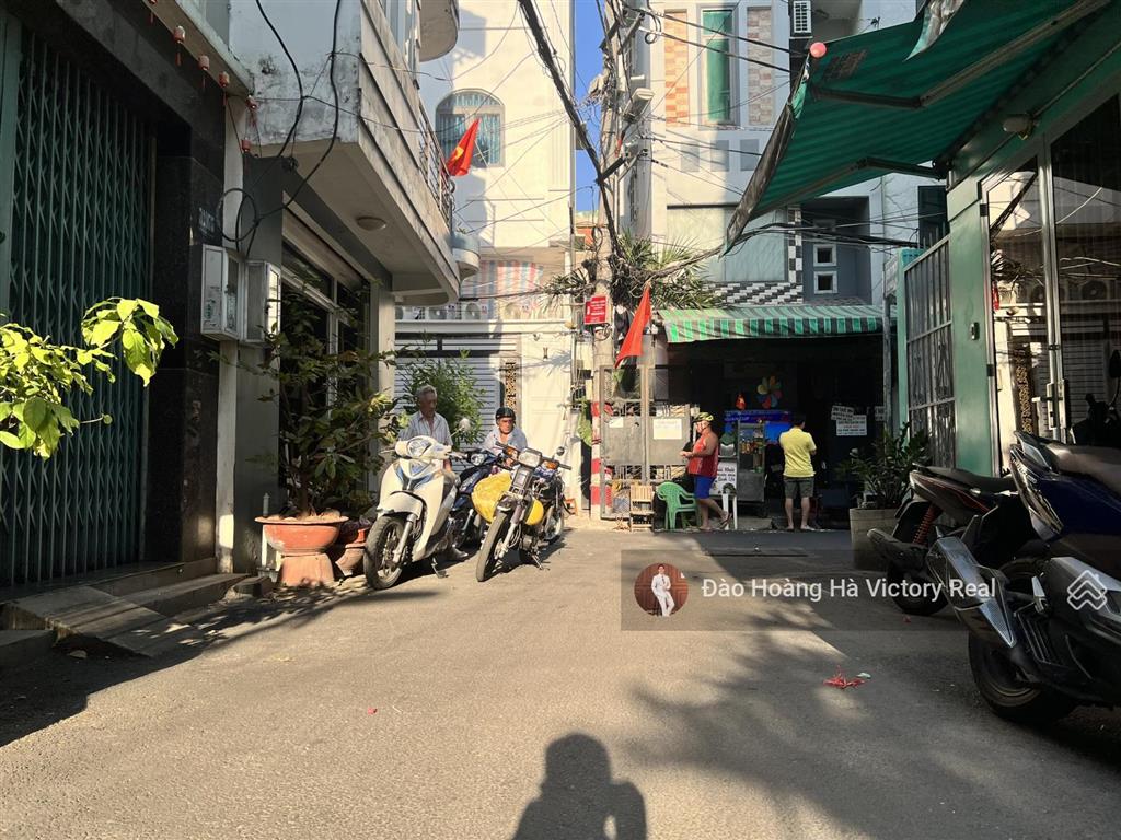 Bán nhà 2 mặt hẻm xe hơi 6m tại nguyễn bặc (sát chợ phạm văn hai), dt 3,7 x 11m, giá chỉ 7,6 tỷ tl