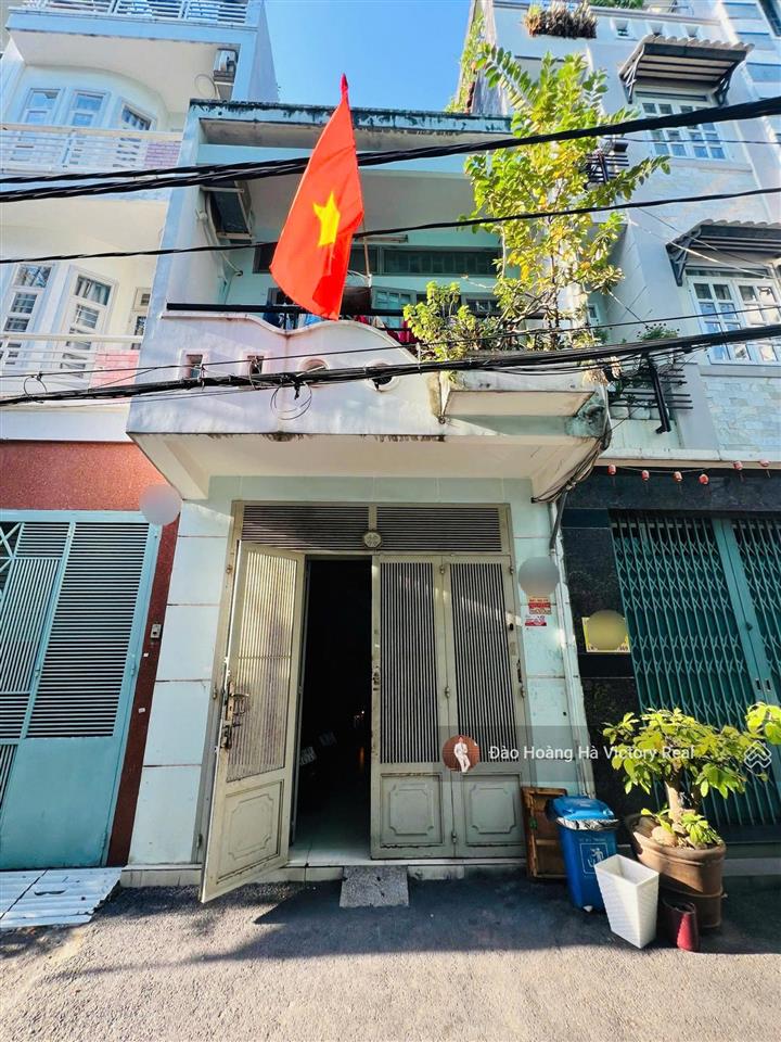 Bán nhà 2 mặt hẻm xe hơi 6m tại nguyễn bặc (sát chợ phạm văn hai), dt 3,7 x 11m, giá chỉ 7,6 tỷ tl