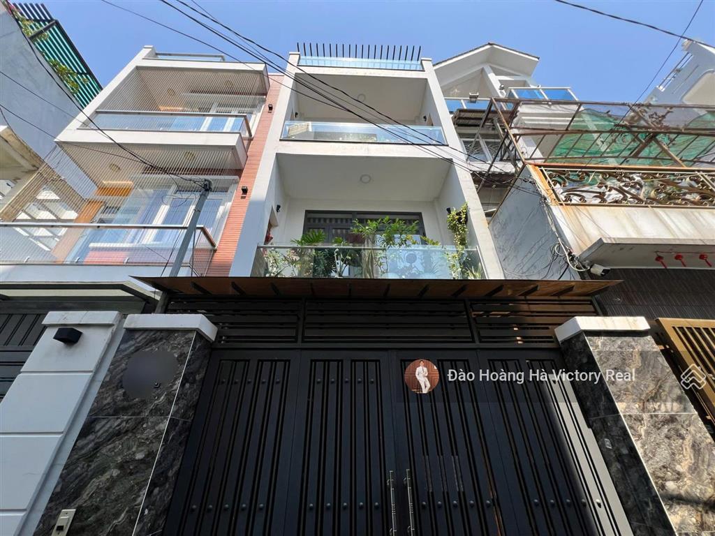 Nhà 4 tầng trường chinh ngay chợ hoàng hoa thám, p14, tb, 4.2 x 16m  67m2, hđt 18tr/th, giá 9.5 tỷ