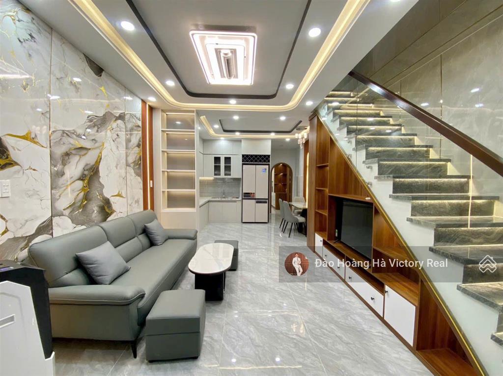 Căn góc đẹp hxh 5m 3pn tại lý thường kiệt  chợ ông địa, full nt, [4.2 x 13m, 52m2], giá 7.68 tỷ tl