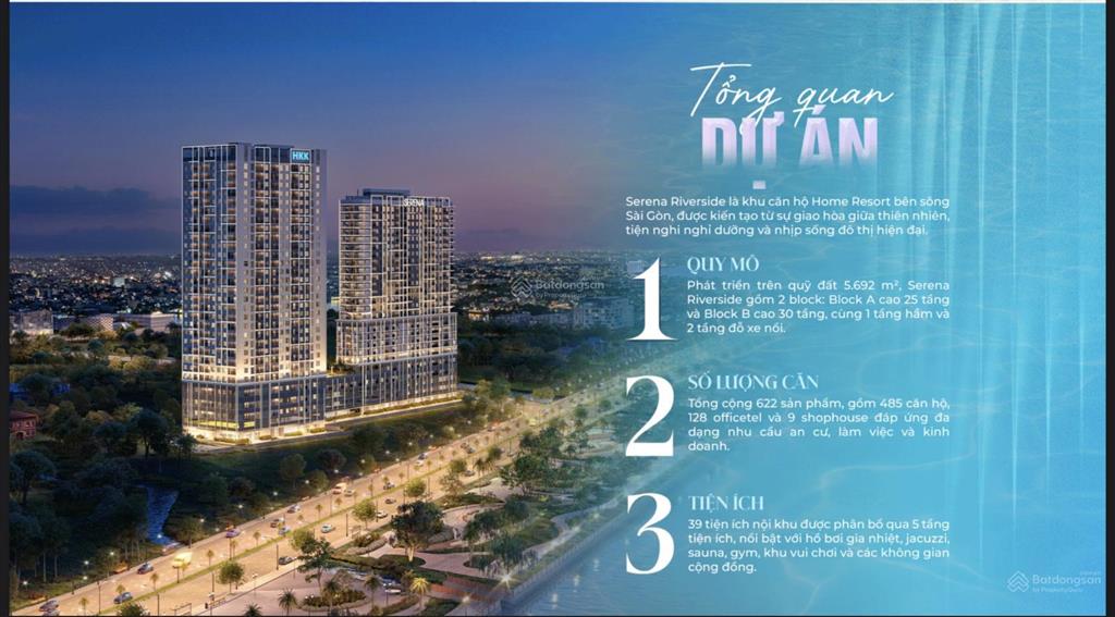 Chỉ 7 tỷ sở hữu 3pn 125m2, 3 mặt view ven sông? chỉ 15căn duy nhất tại serena riverside