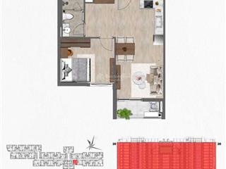 Bán căn 1pn+ hướng đông nam mát mẻ, view hồ bơi thanh toán theo tiến độ cđt