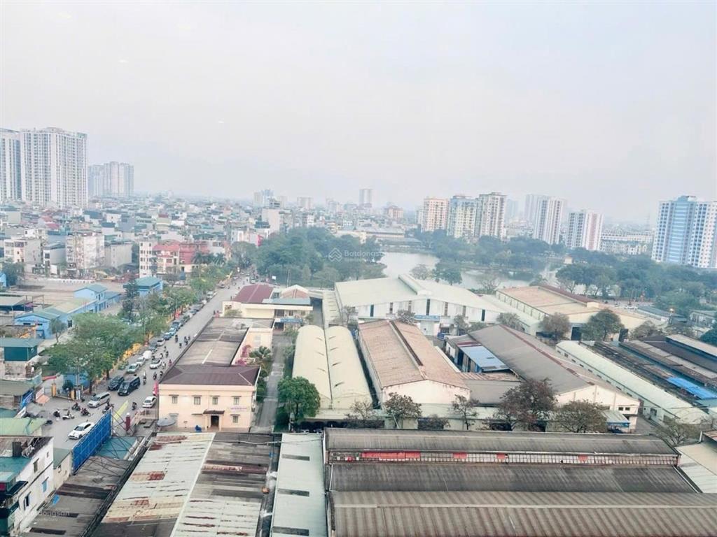 Căn hộ view hồ đền lừ lô góc tầng trung 2 ngủ 2 wc có slot ô tô có thể cải tạo 3 ngủ