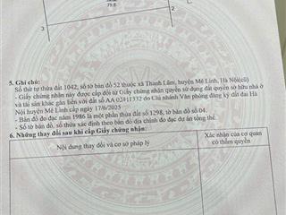 Chỉ 3.25 tỷ bán đất gần sun group tại lâm hộ, thanh lâm, mê linh, hà nội giá đầu tư