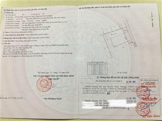 Chính chủ cần tiền bán gấp lô đất thổ cư đẹp ở nhị bình, hóc môn, 166m2, mt 6m