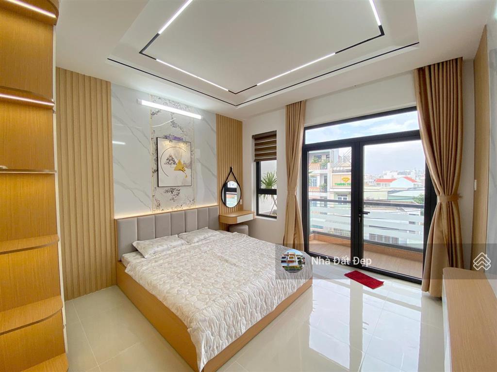 Nhà siêu đẹp 5 lầu, 4x25m full nội thất, có thang máy mặt tiền hương lộ 2  mã lò giáp q. tân phú