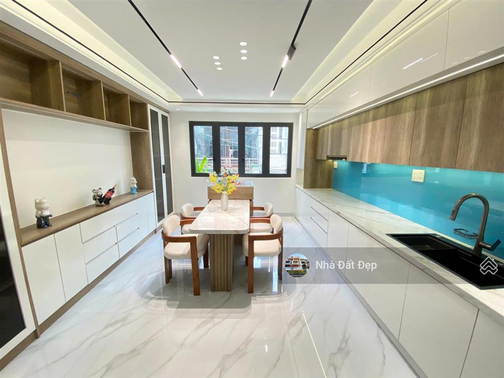 Nhà mới 5 tấm khu đồng bộ cao cấp, full nội thất 4x15m hẻm nhựa đẹp 8m 1 sẹc lê văn quới.