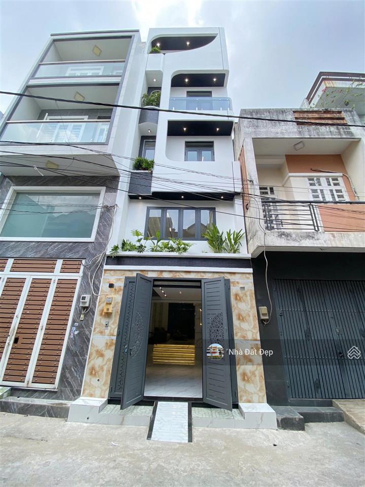 Nhà mới 5 tấm khu đồng bộ cao cấp, full nội thất 4x15m hẻm nhựa đẹp 8m 1 sẹc lê văn quới.