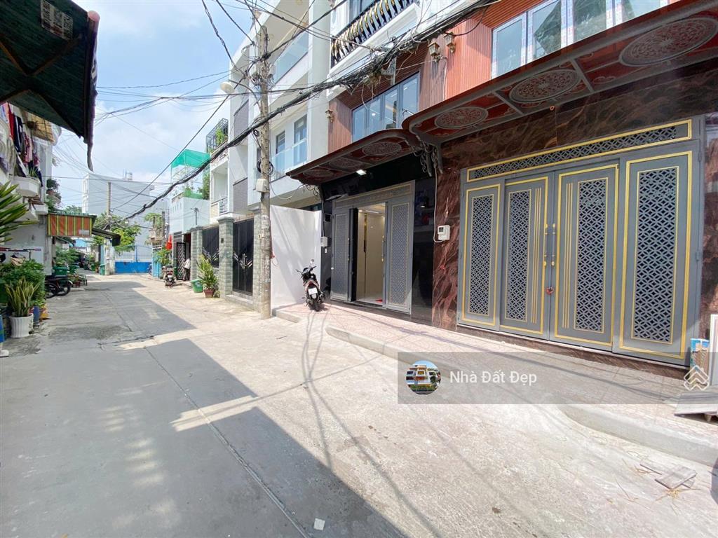 Nhà mới full nội thất siêu đẹp 4x15m, đúc 5 tấm hẻm đẹp 8m, đường hương lộ 2, giáp q. tân phú