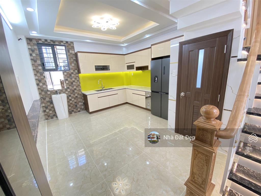 Nhà full nội thất 4x13m đúc 5 tấm hẻm đẹp 6m đường bình trị đông thông qua hương lộ 2