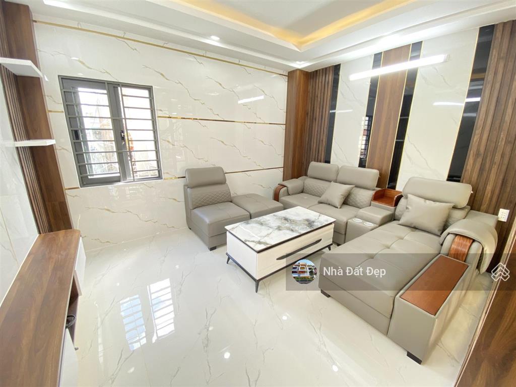 Nhà full nội thất 4x13m đúc 5 tấm hẻm đẹp 6m đường bình trị đông thông qua hương lộ 2