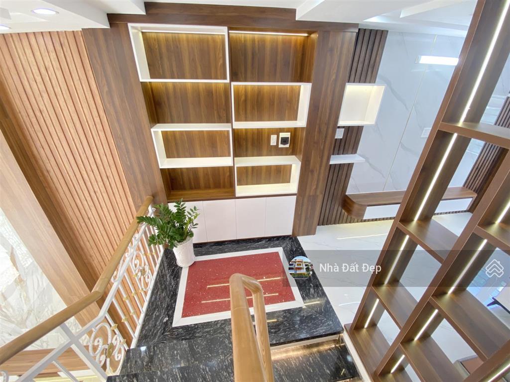 Nhà full nội thất 4x13m đúc 5 tấm hẻm đẹp 6m đường bình trị đông thông qua hương lộ 2