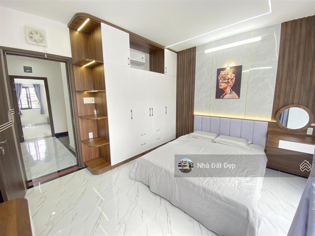 Nhà full nội thất 4x13m đúc 5 tấm hẻm đẹp 6m đường bình trị đông thông qua hương lộ 2