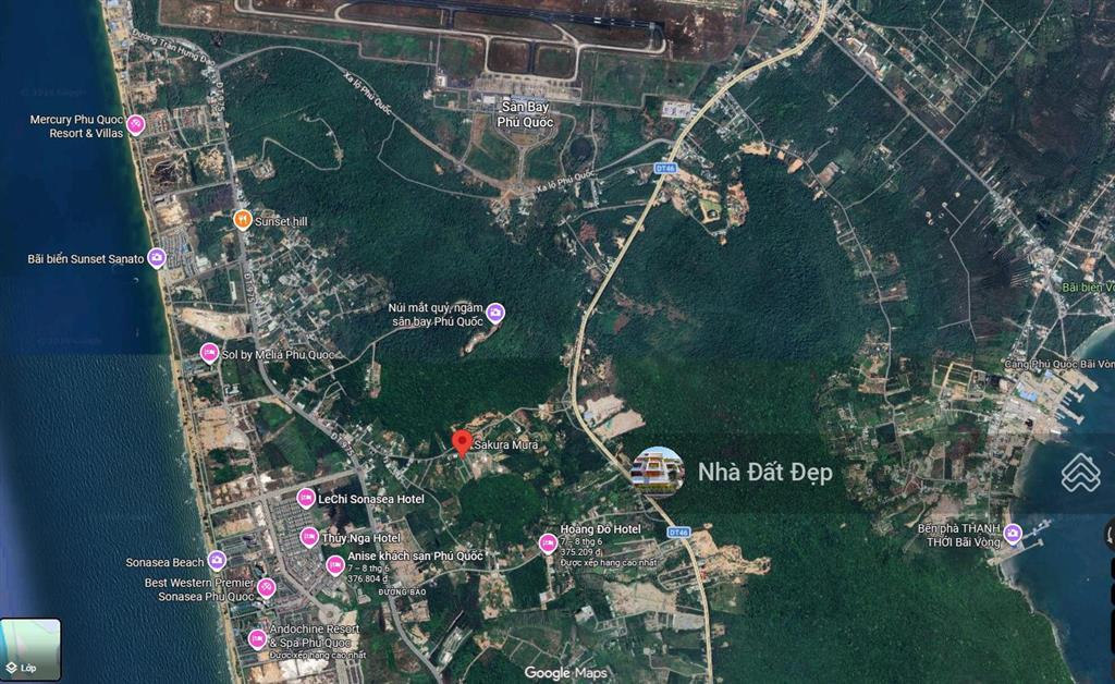 Cần bán thửa đất 500m2 sổ hồng riêng tại ấp đường bào, xã dương tơ gần biển giá đầu tư