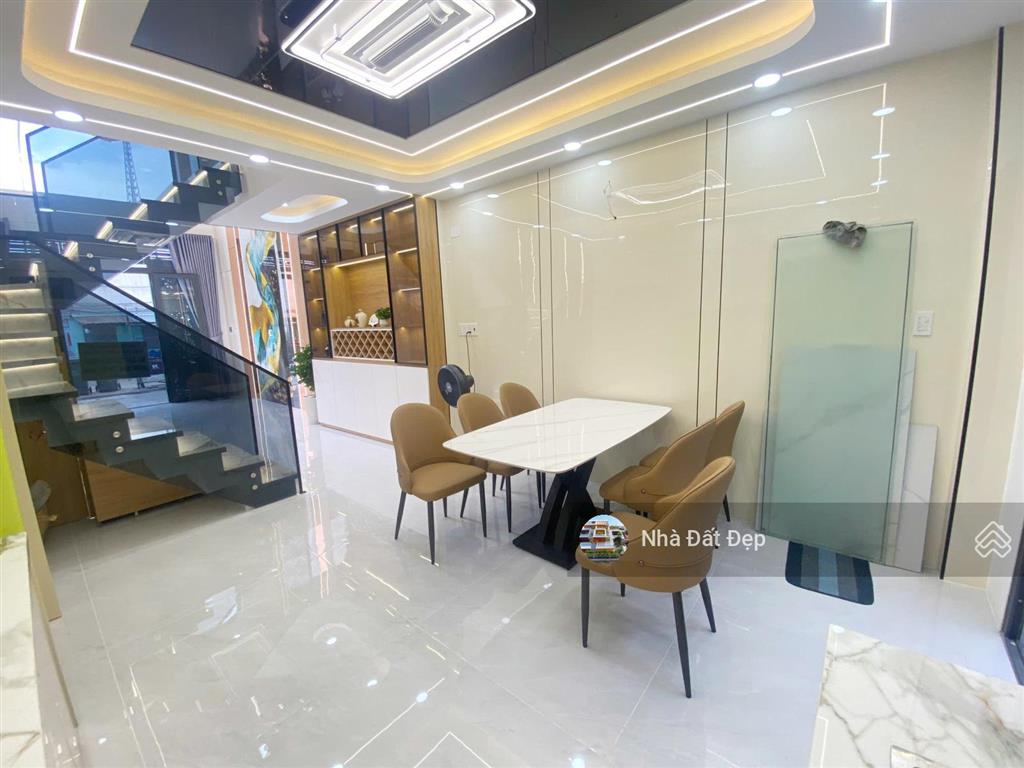 Nhà xây mới 5 tấm full nội thất, 4x13m hẻm đẹp 7m đường mã lò gần trường học, ubnd phường