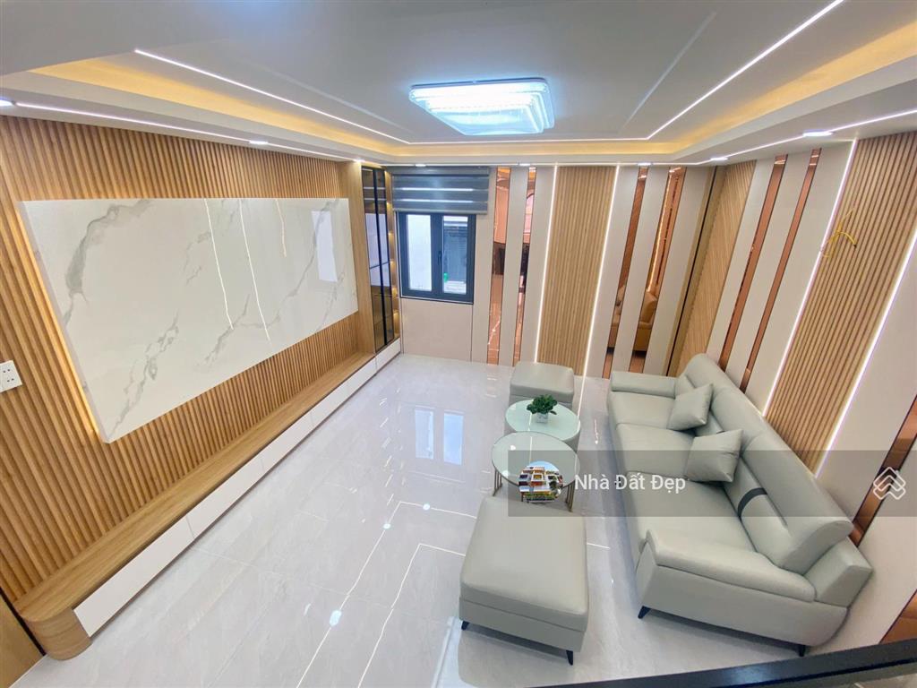 Nhà xây mới 5 tấm full nội thất, 4x13m hẻm đẹp 7m đường mã lò gần trường học, ubnd phường