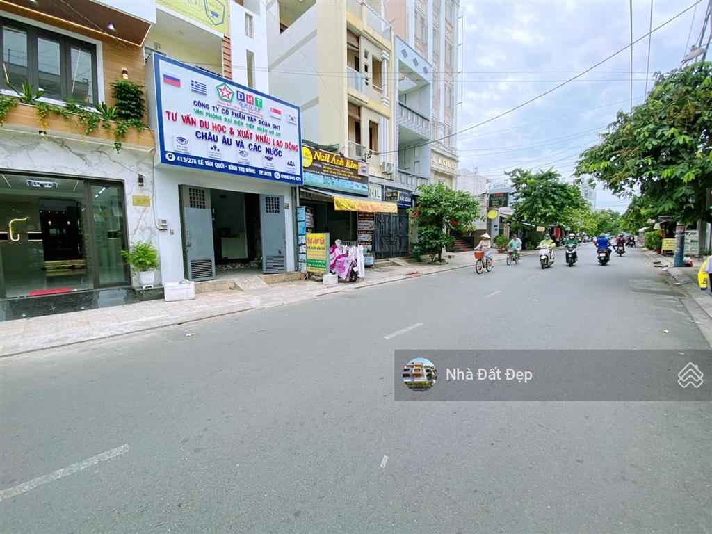 Nhà mới có thang máy 6 lầu full nội thất 4x20m mặt tiền đường nhựa 12m lê văn quới giáp q. tân phú