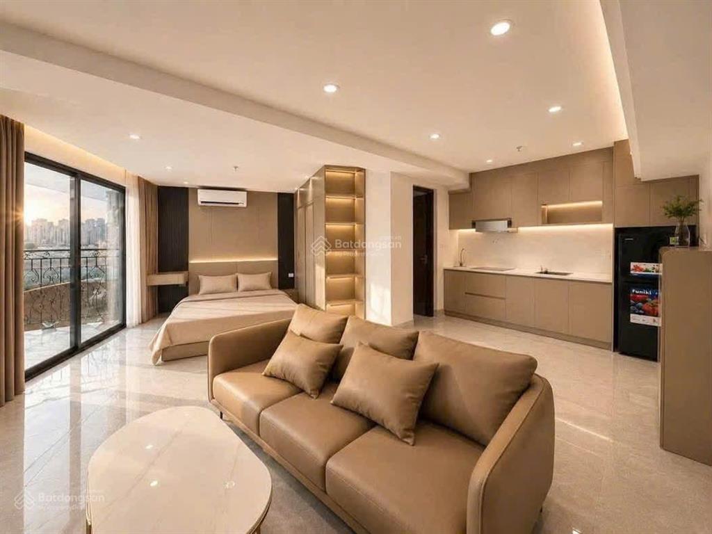 Cho thuê căn hộ studio hiện đại rộng rãi gần vòng xoay lăng cha cả, chợ phạm văn hai
