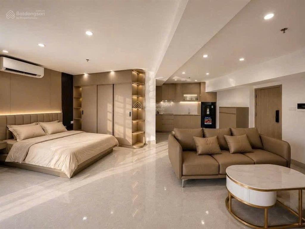 Cho thuê căn hộ studio hiện đại rộng rãi gần vòng xoay lăng cha cả, chợ phạm văn hai