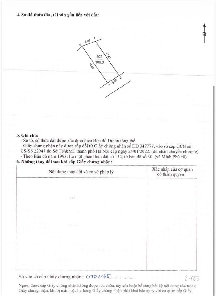 Bán nhanh trong tuần lô đất đẹp 106m2 thanh trí minh phú sóc sơn