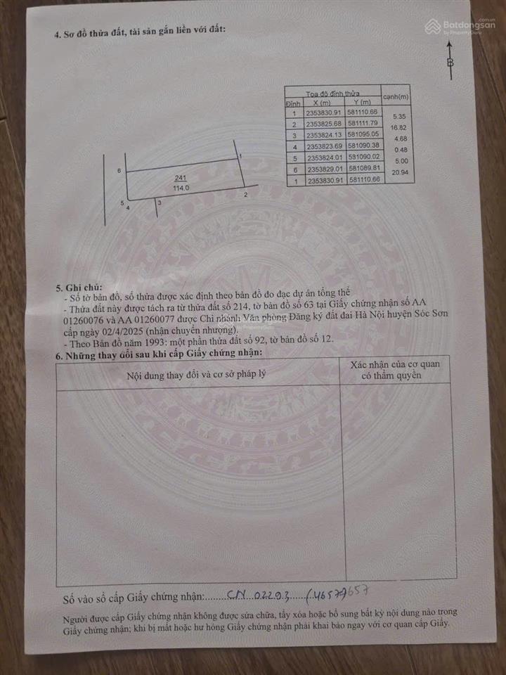 Bán nhanh trong tuần lô đất đẹp 114m2 tại phú thịnh minh phú sóc sơn